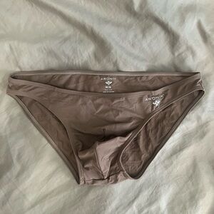 Aronik Men’s Brown Bikini Bottoms | Size Medium